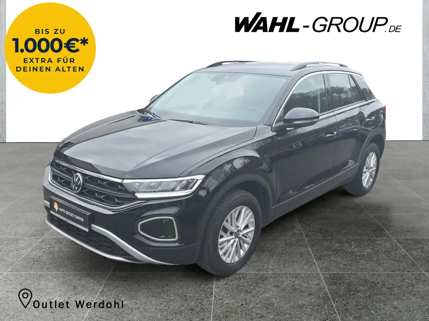 Volkswagen T-Roc 1.5 TSI DSG Life*PDC*NAVI*LED*DAB* Schwarz - 1