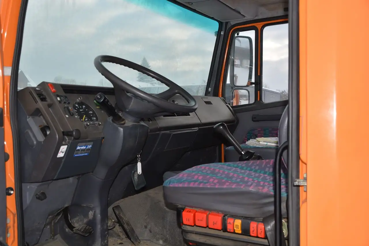 Mercedes-Benz 814/817 Kipper mit Altas Kran, foto 7