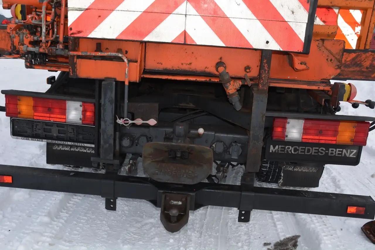 Mercedes-Benz 814/817 Kipper mit Altas Kran, foto 5