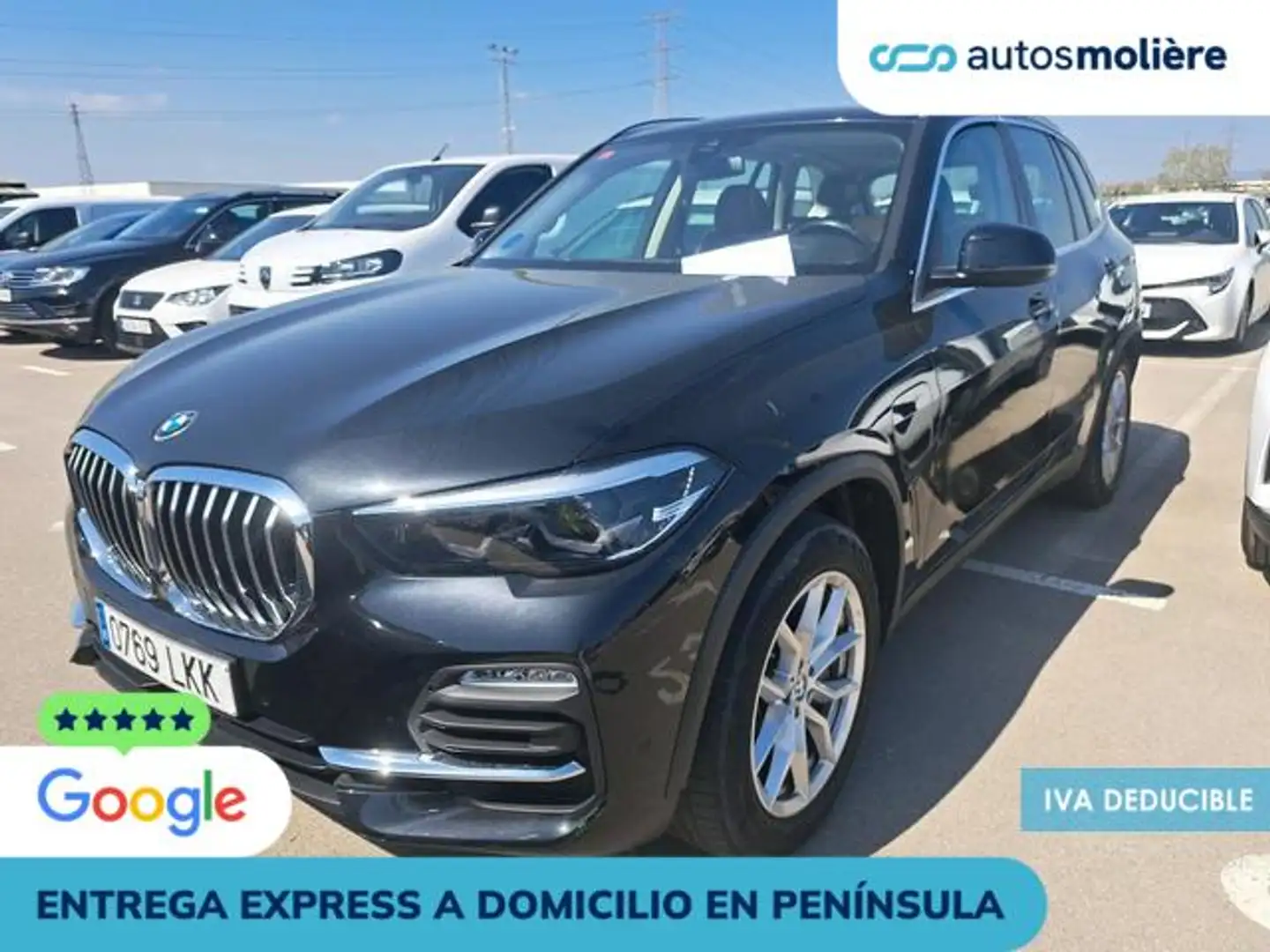 BMW X5 xDrive45e Noir - 1