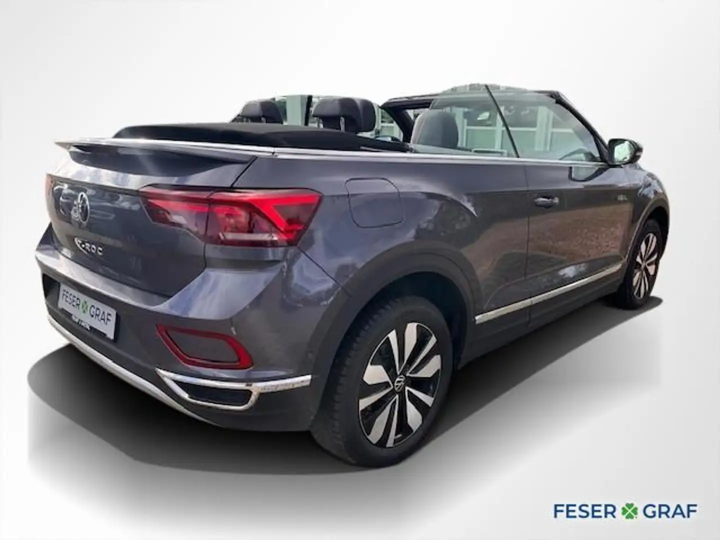 Volkswagen T-Roc Cabriolet 1.0 TSI Goal LED/ACC/AHK/Kamera/Navi/2xP Grau - 2