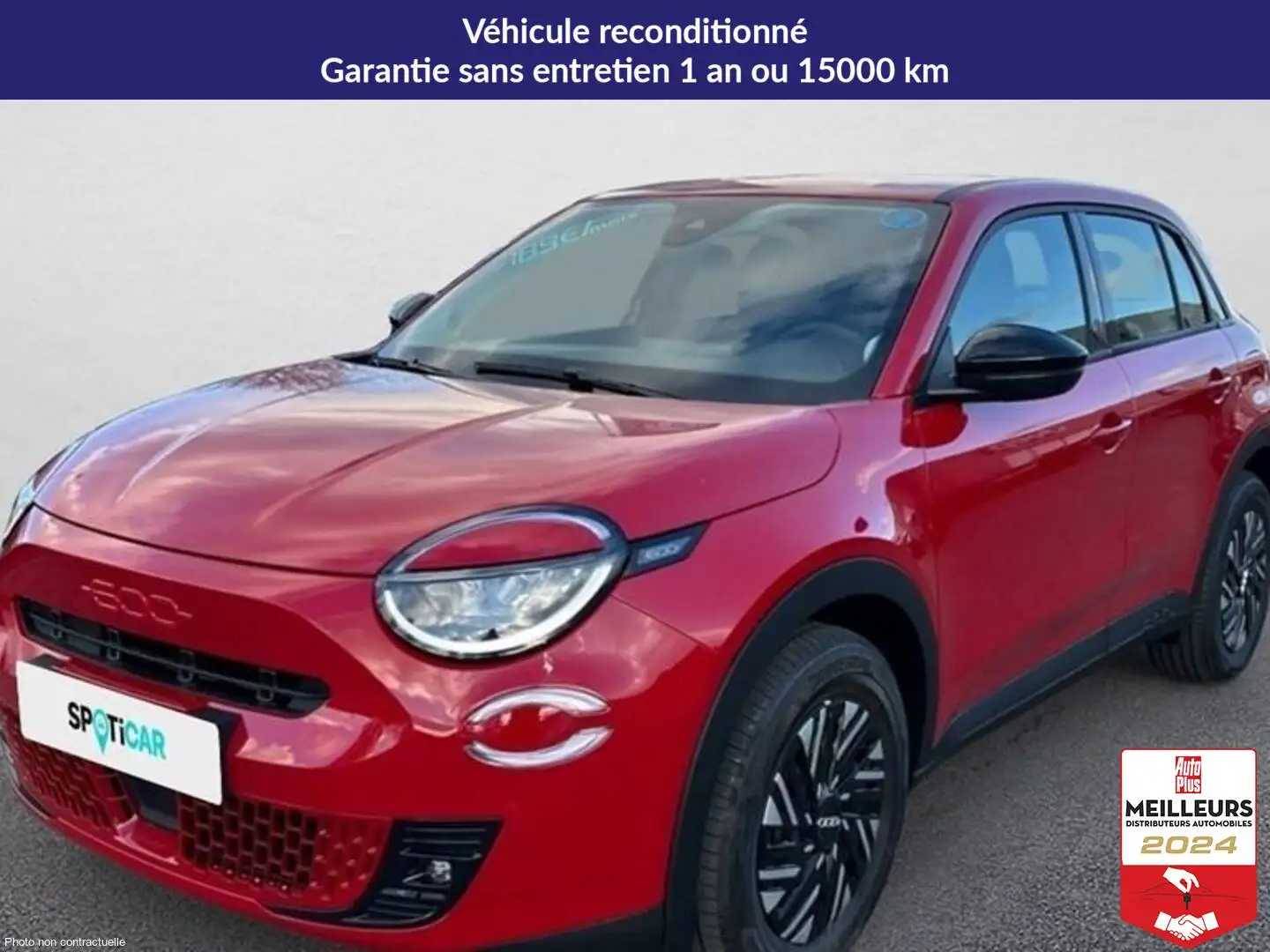 Fiat 600e 54 kwh 156 ch red Rouge - 1