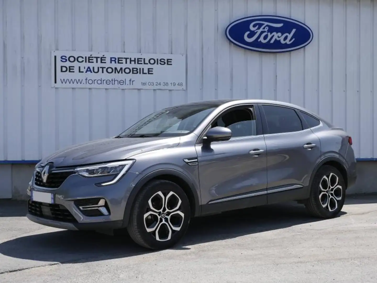 Renault Arkana 1.6 E-Tech hybride 145ch Techno -22 Gris - 1