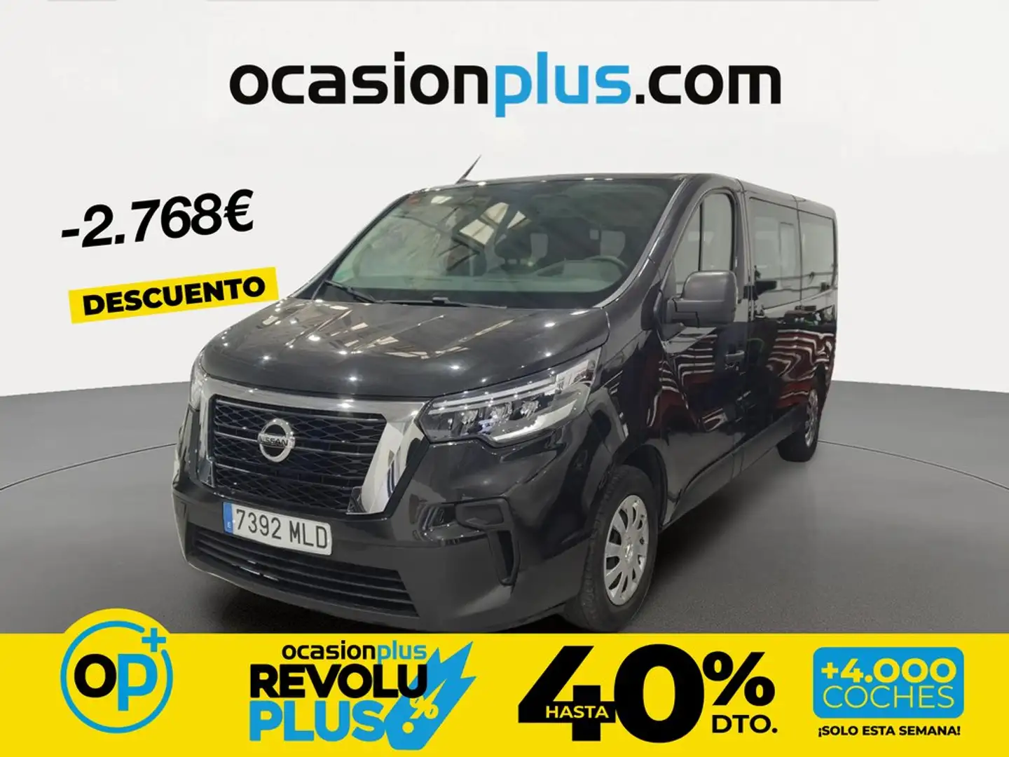 Nissan Primastar Combi 9 2.0dCi S&S L2H1 1T GO 150 Negro - 1