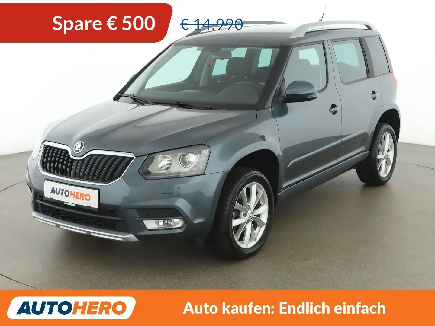 Skoda Yeti 2.0 TDI Style 4x4 Grau - 1