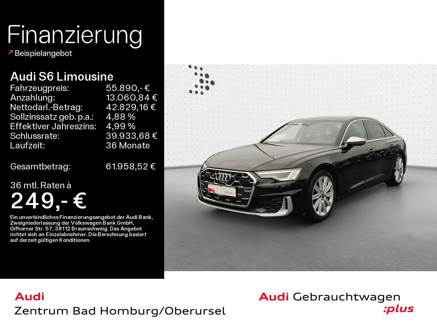 Audi S6 3.0 TDI quattro*Einparkhilfe*Navi*T Noir - 1