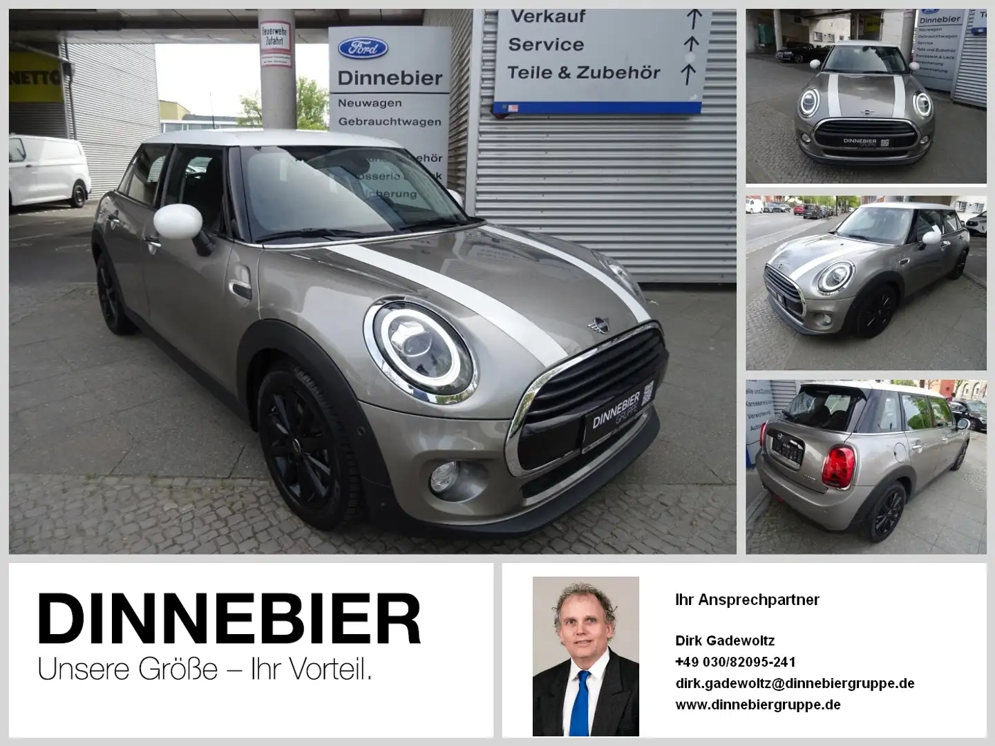 MINI Cooper Chili+Navi+WR+ParkAss+PP v u.h  Navi SH Argent - 1
