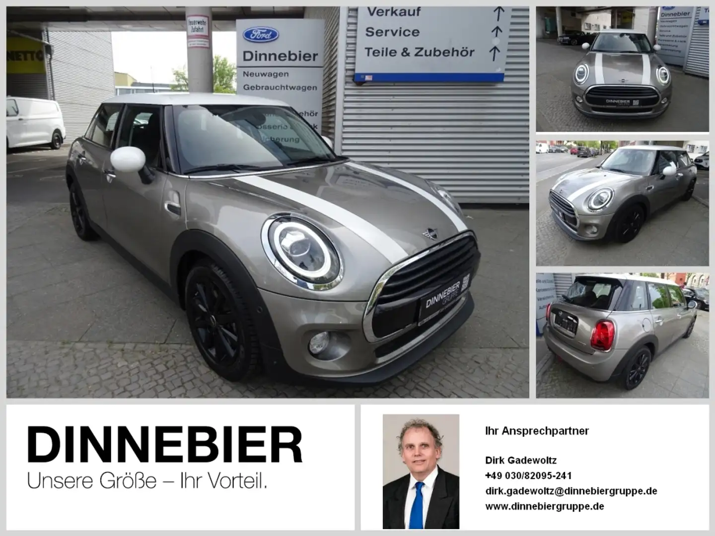 MINI Cooper Chili+Navi+WR+ParkAss+PP v u.h  Navi SH Silber - 1
