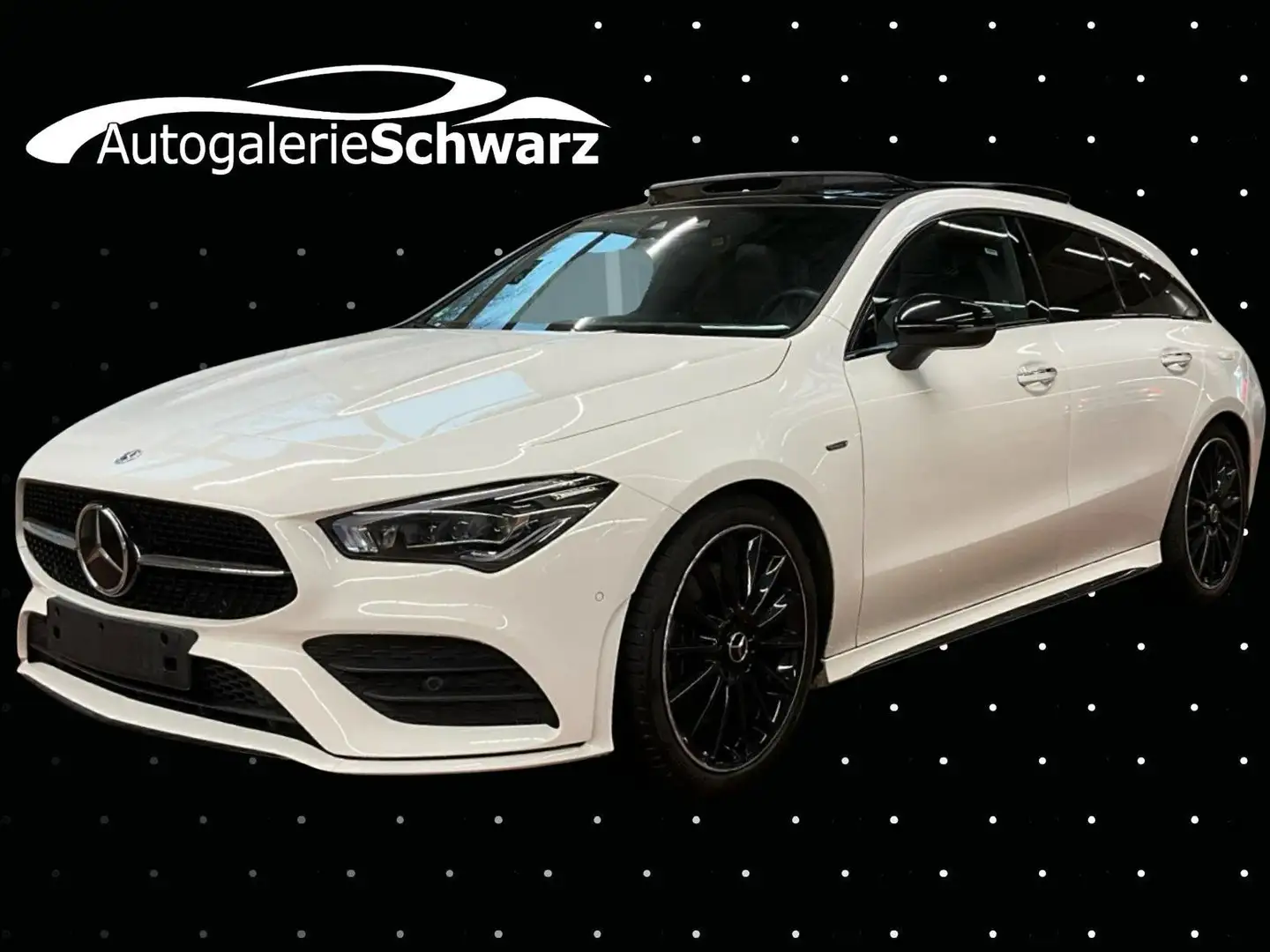 Mercedes-Benz CLA 220 4MATIC 8G AMG NIGHT DIS+HUD AHK PANO Weiß - 1