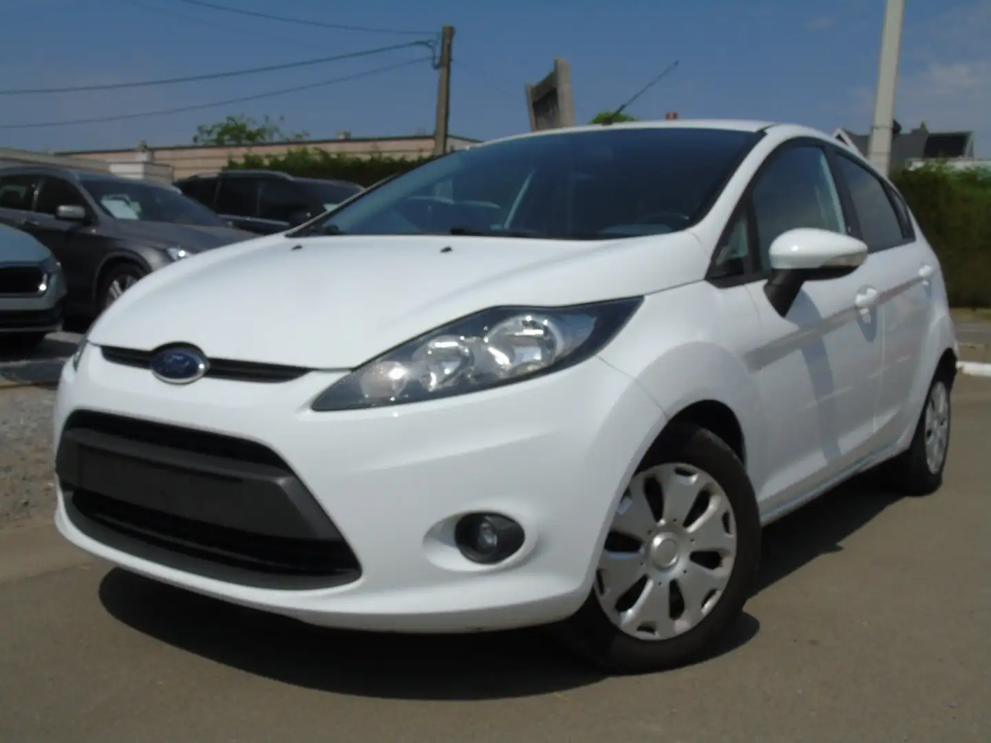 Ford Fiesta 1.6 TDCi Econetic DPF *Airco*Bluetooth *EURO 4 Wit - 1