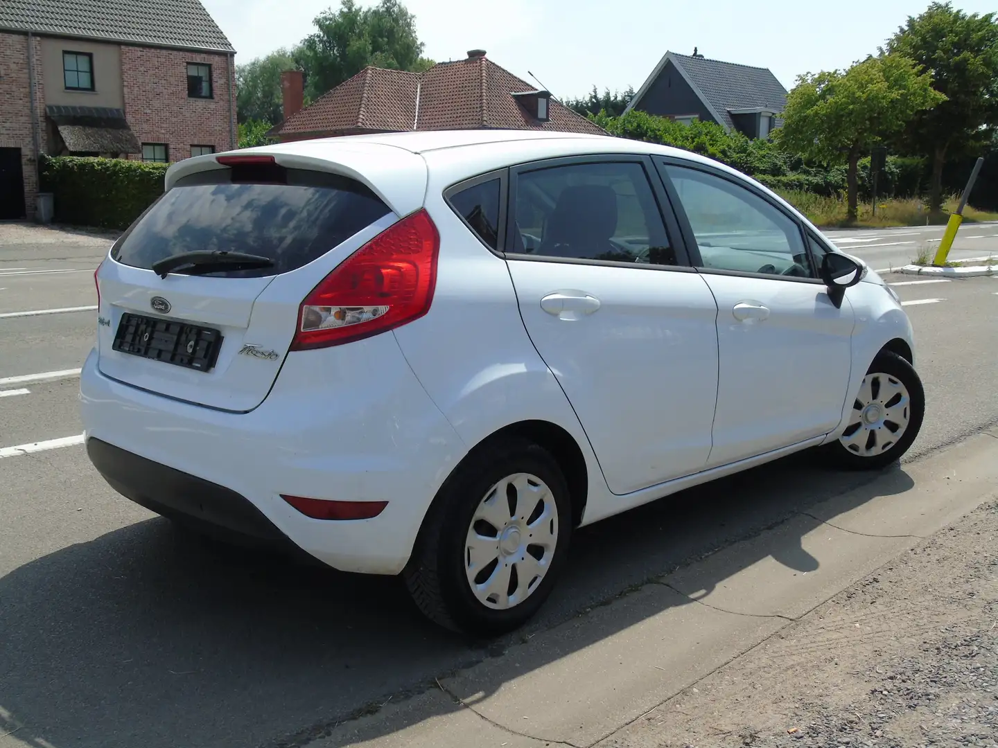 Ford Fiesta 1.6 TDCi Econetic DPF *Airco*Bluetooth *EURO 4 Wit - 2