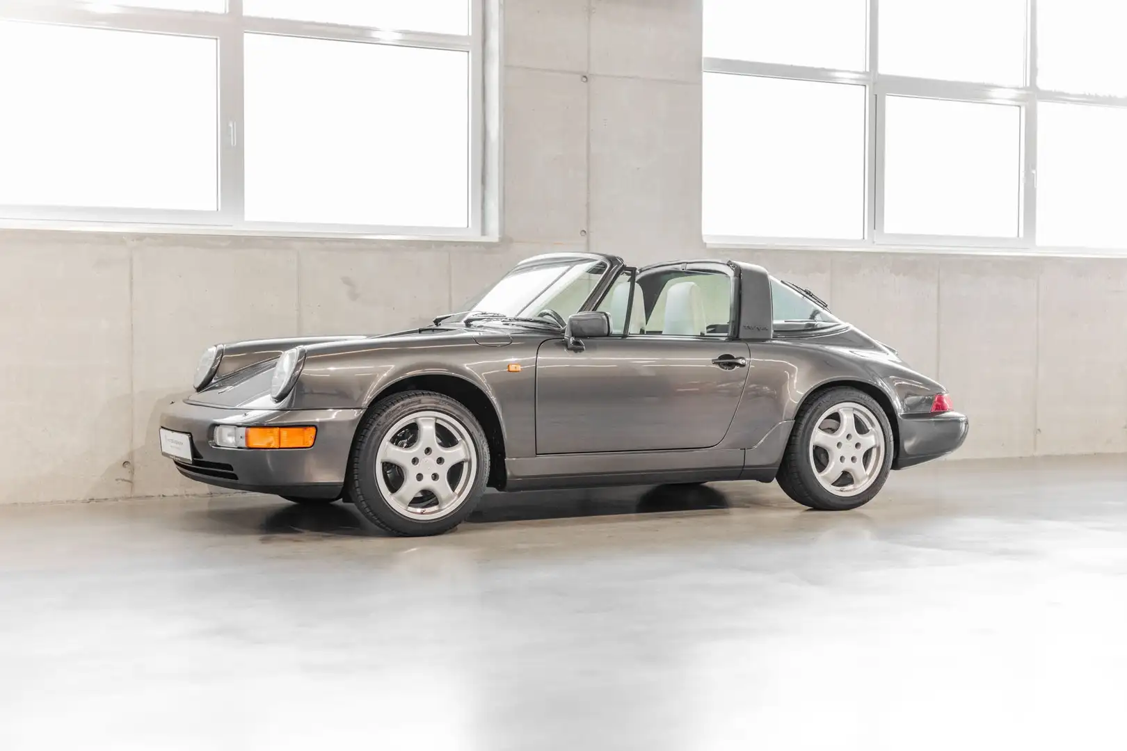 Porsche 964 Carrera 2 Targa CH-Fzg./Sportsitze/Schiefergrau siva - 1