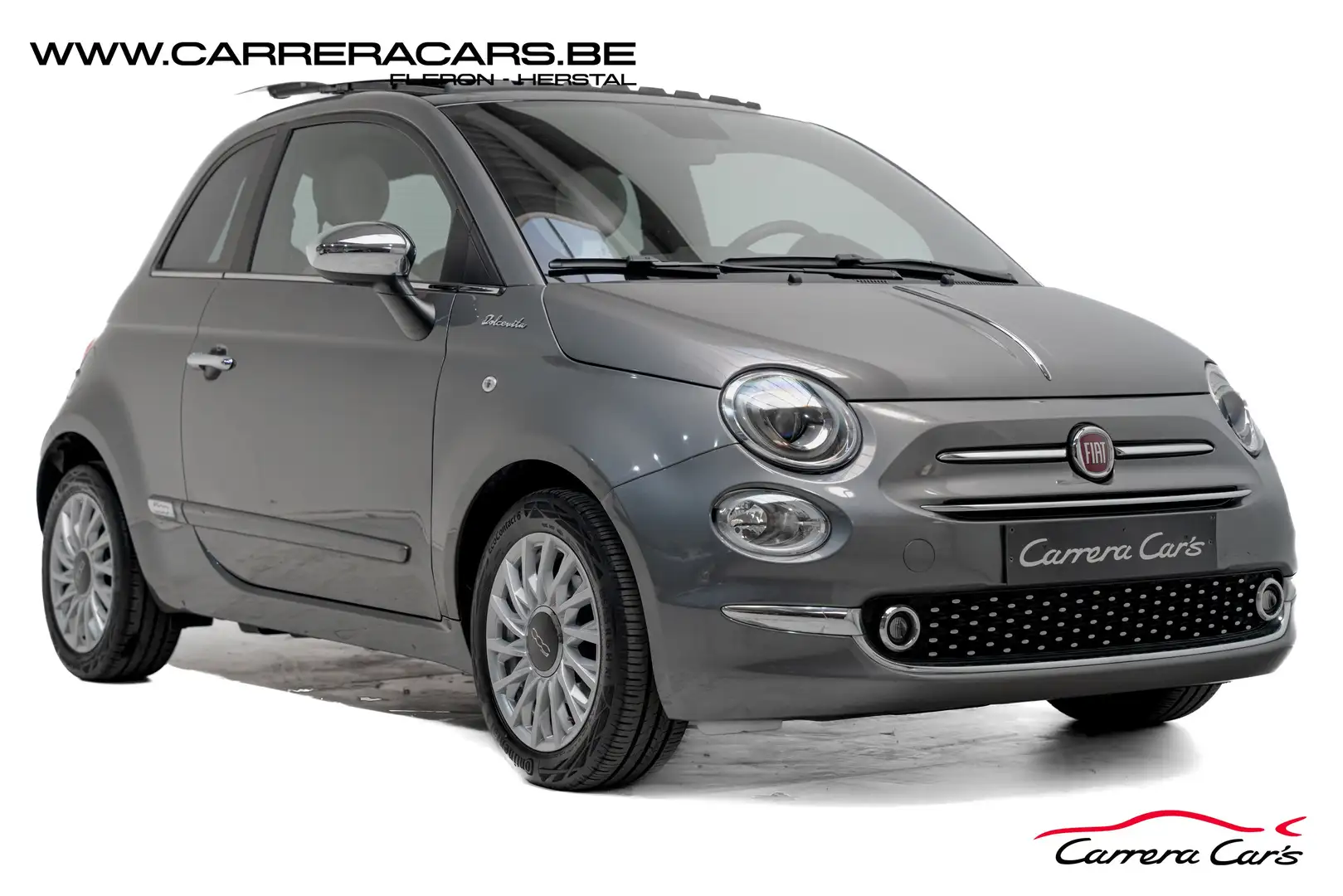 Fiat 500 1.0i MHEV Dolcevita*|PANO & OUVRANT*NAVI*CUIR*| Šedá - 1