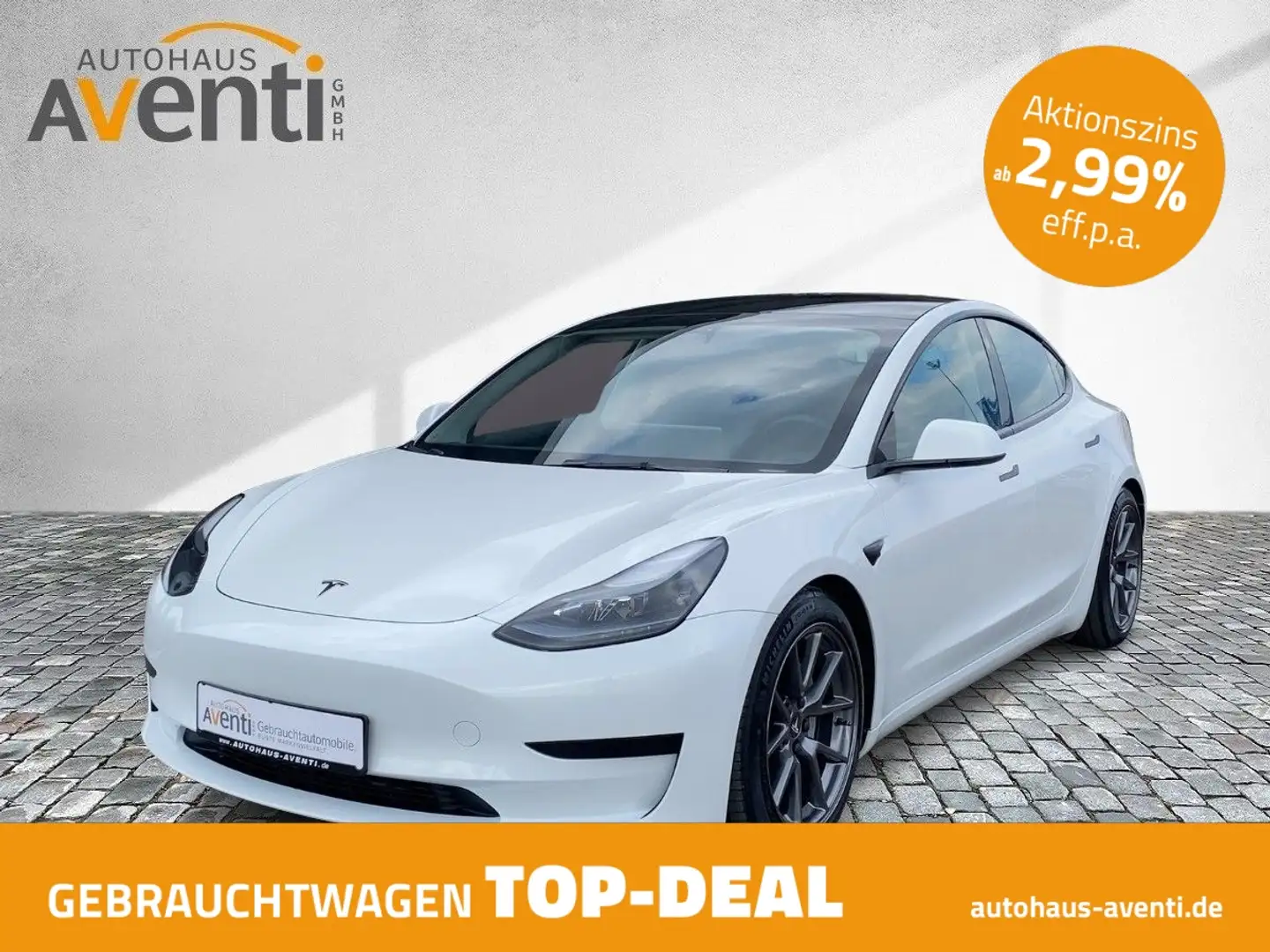 Tesla Model 3 *ACC*LED*Leder*Pano*Kamera*SHZ*Leder*PDC Blanco - 1
