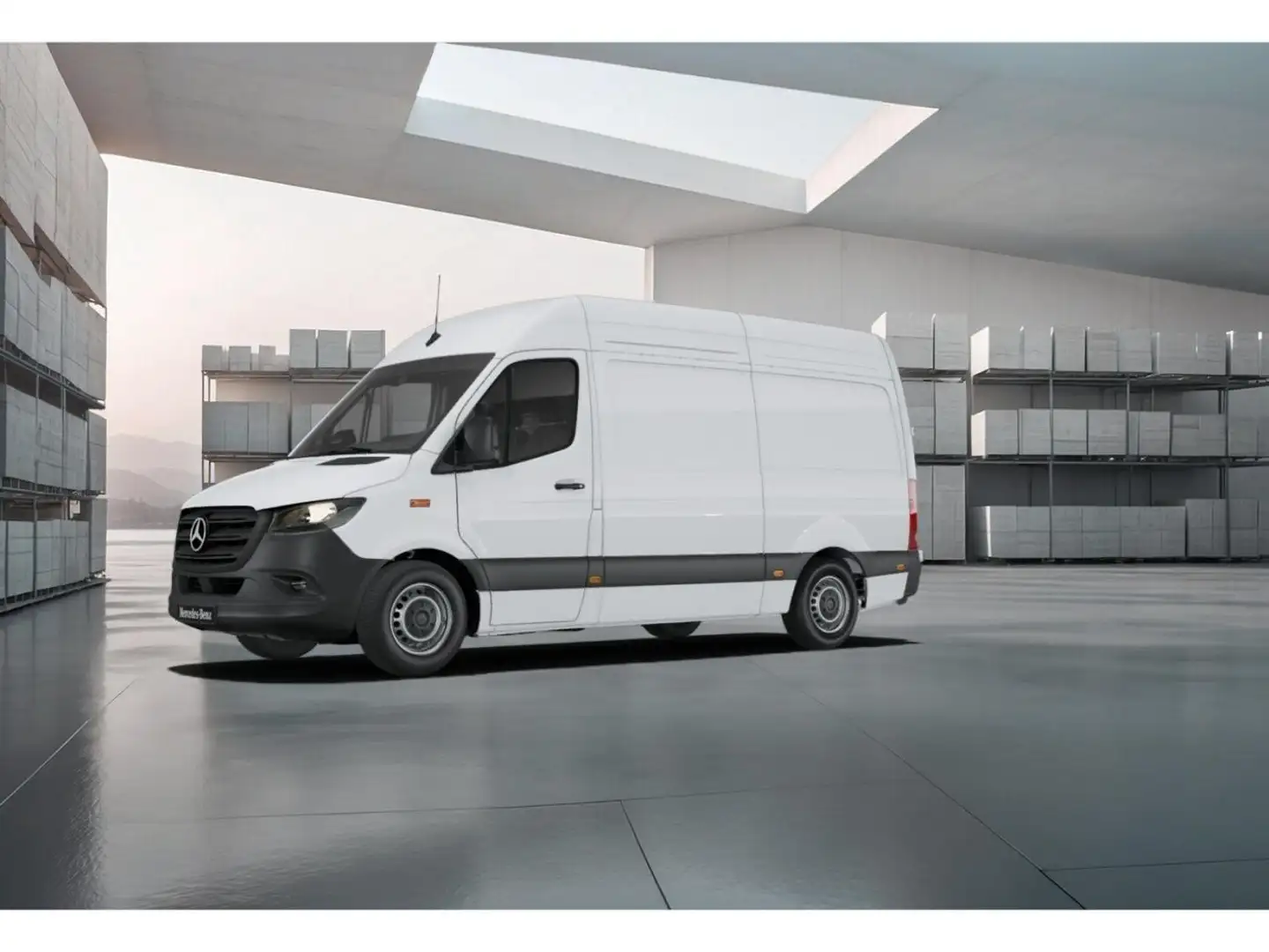 Mercedes-Benz Sprinter 317 CDI Kasten PRO Hochdach Standard Bianco - 2