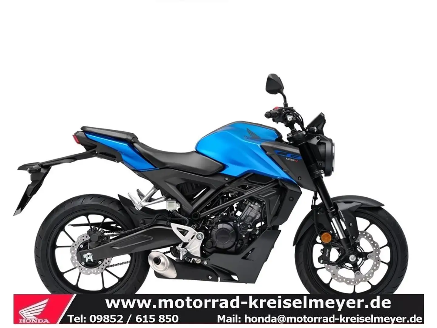 Honda CB 125 Mod.25 sofort verfügbar mit 209,- € Preisvorteil! Blauw - 2