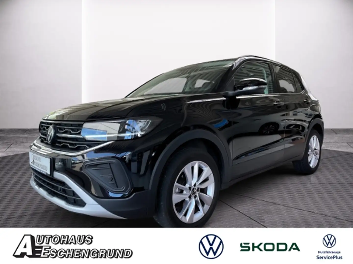 Volkswagen T-Cross 1.0 TSI GOAL GJR APP-CONNECT SHZ Schwarz - 1