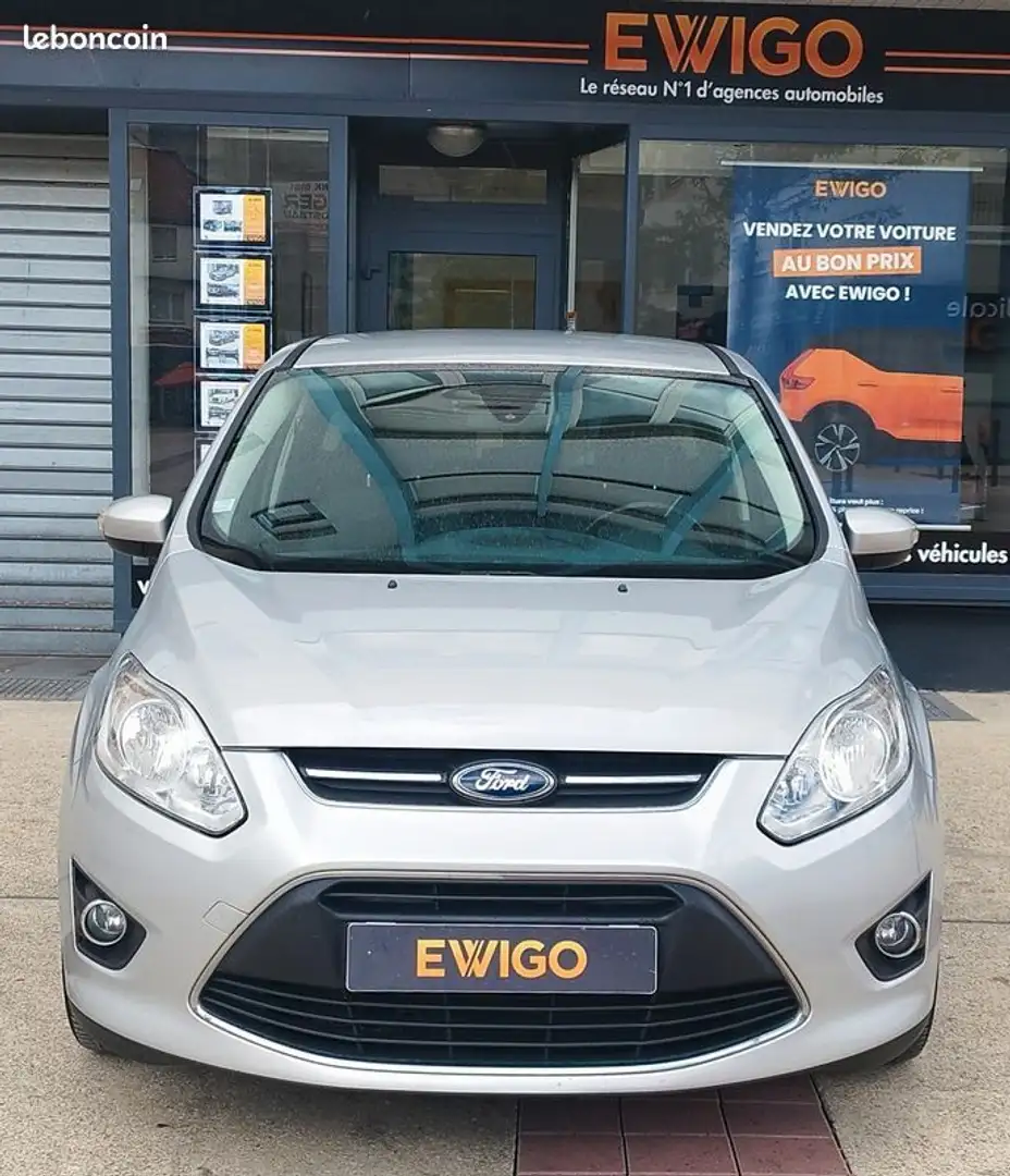 Ford C-Max focus 1.6 tdci 115ch clim regulateur radar ar garantie 6 a 36 mois Grijs - 2