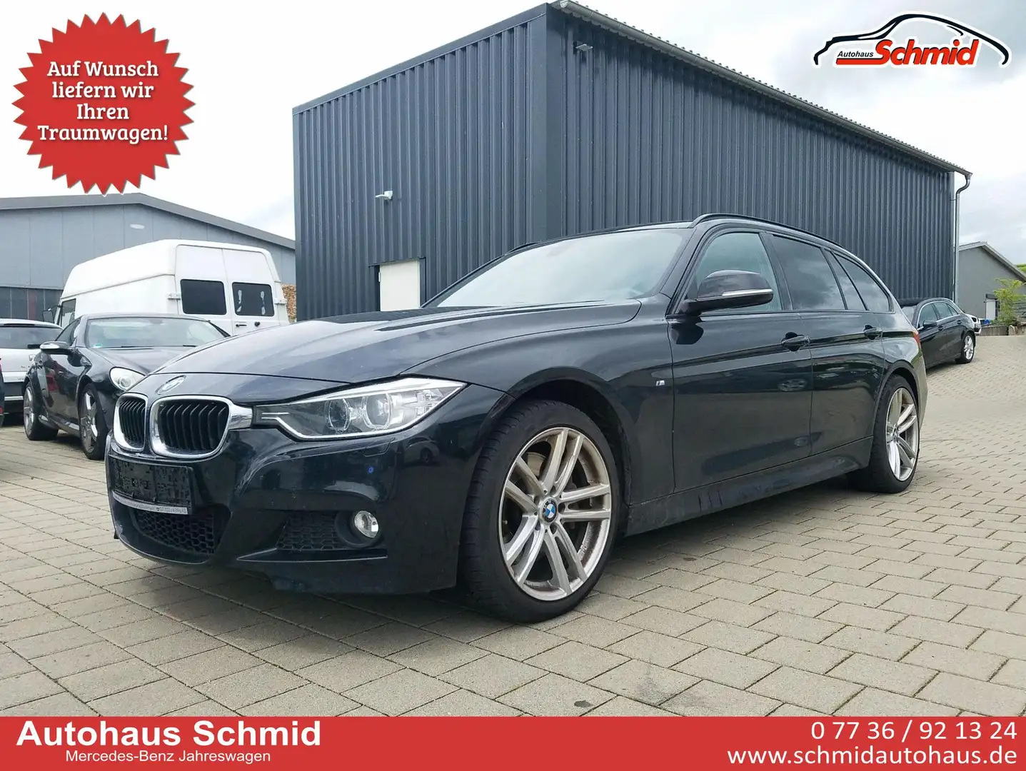 BMW 335 d, Touring, xDrive, Navi, Klima, M-Paket, Bi-Xe... Schwarz - 1