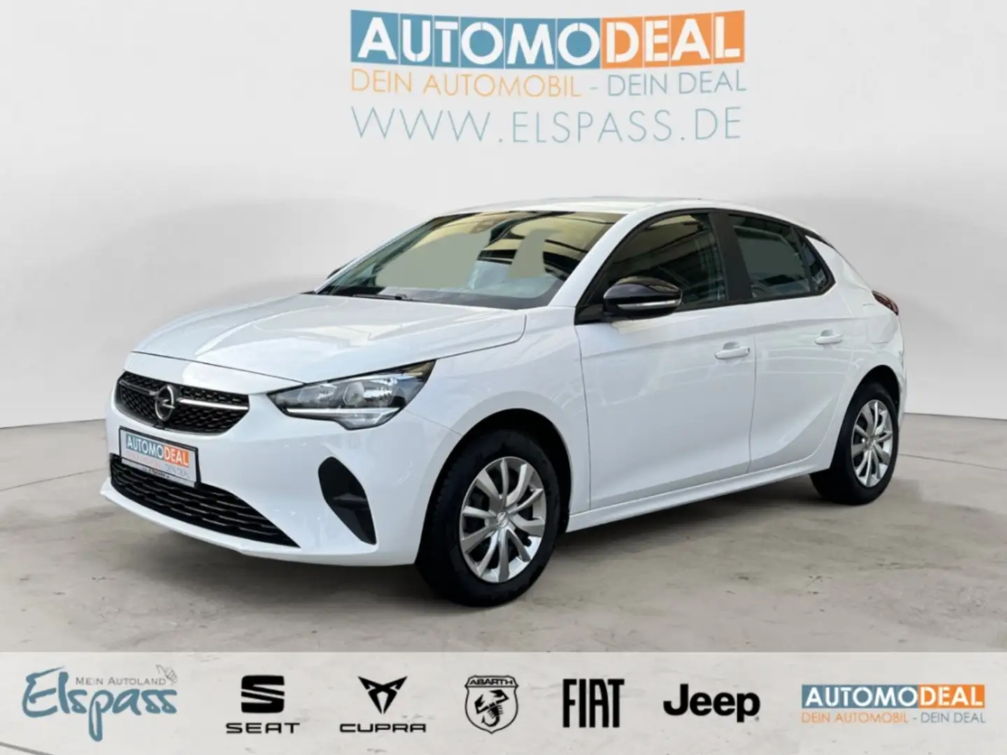 Opel Corsa F Edition ALLW SHZ PDC 138 € mtl. TEMPOMAT BLUETOO Bianco - 1