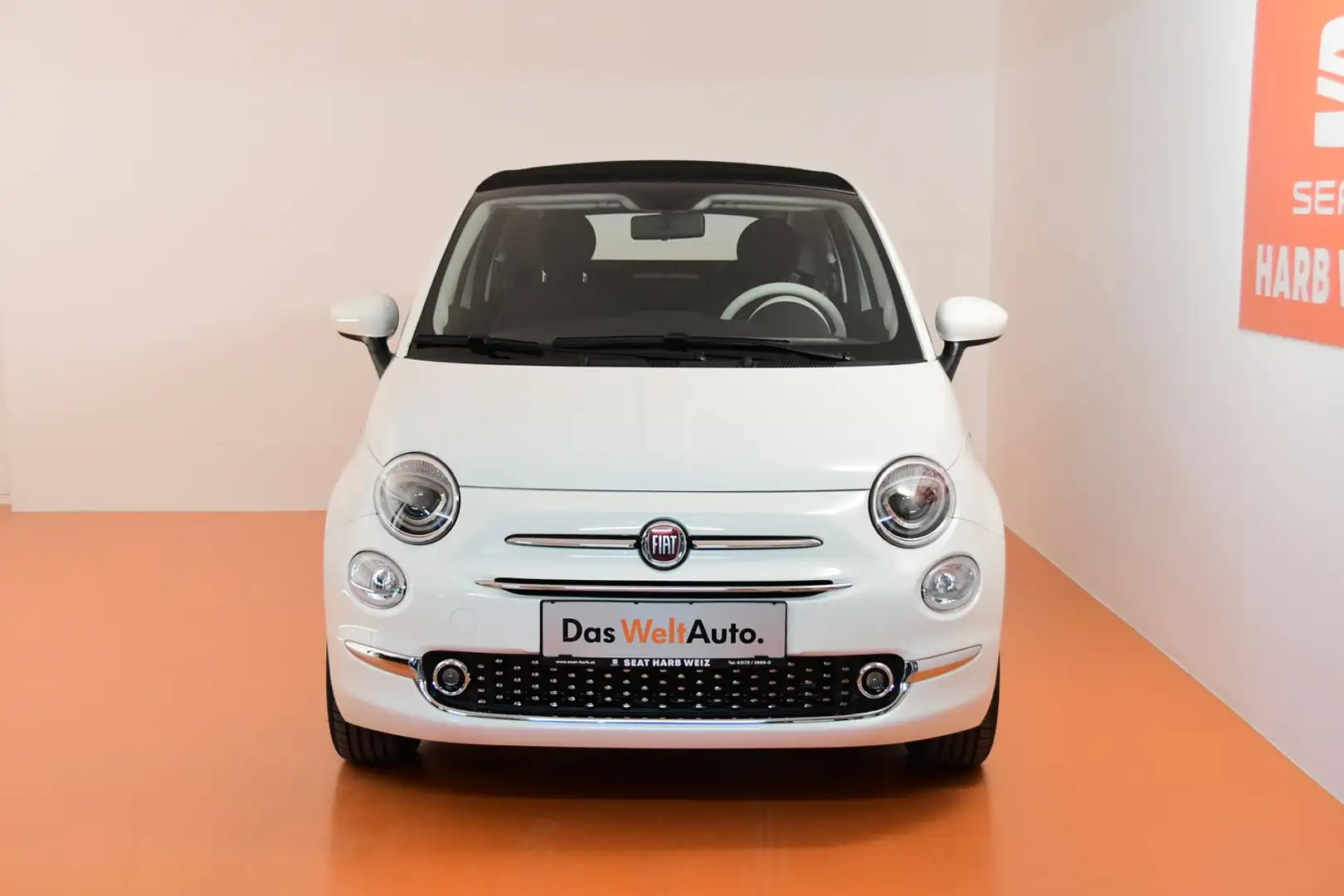 Fiat 500 Cabrio Dolcevita Weiß - 2