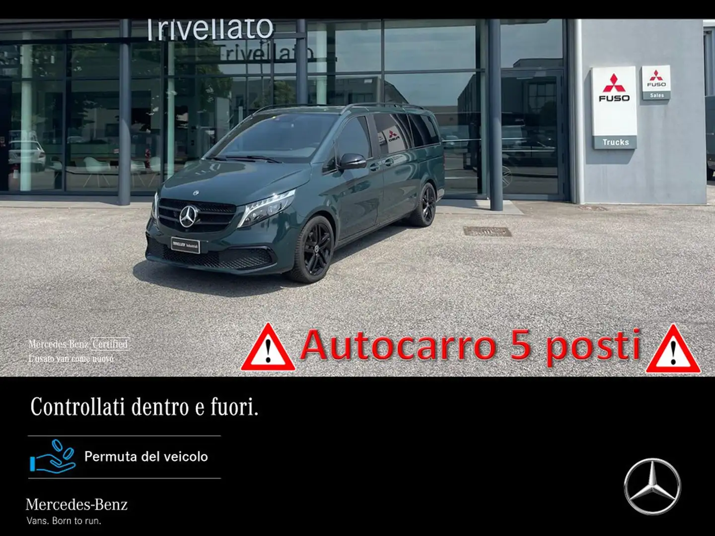 Mercedes-Benz V 250 long 250 d premium auto Zöld - 1