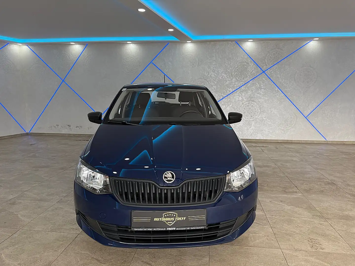 Skoda Fabia Active 1,0*KLIMA*1.BESITZ* Blau - 2