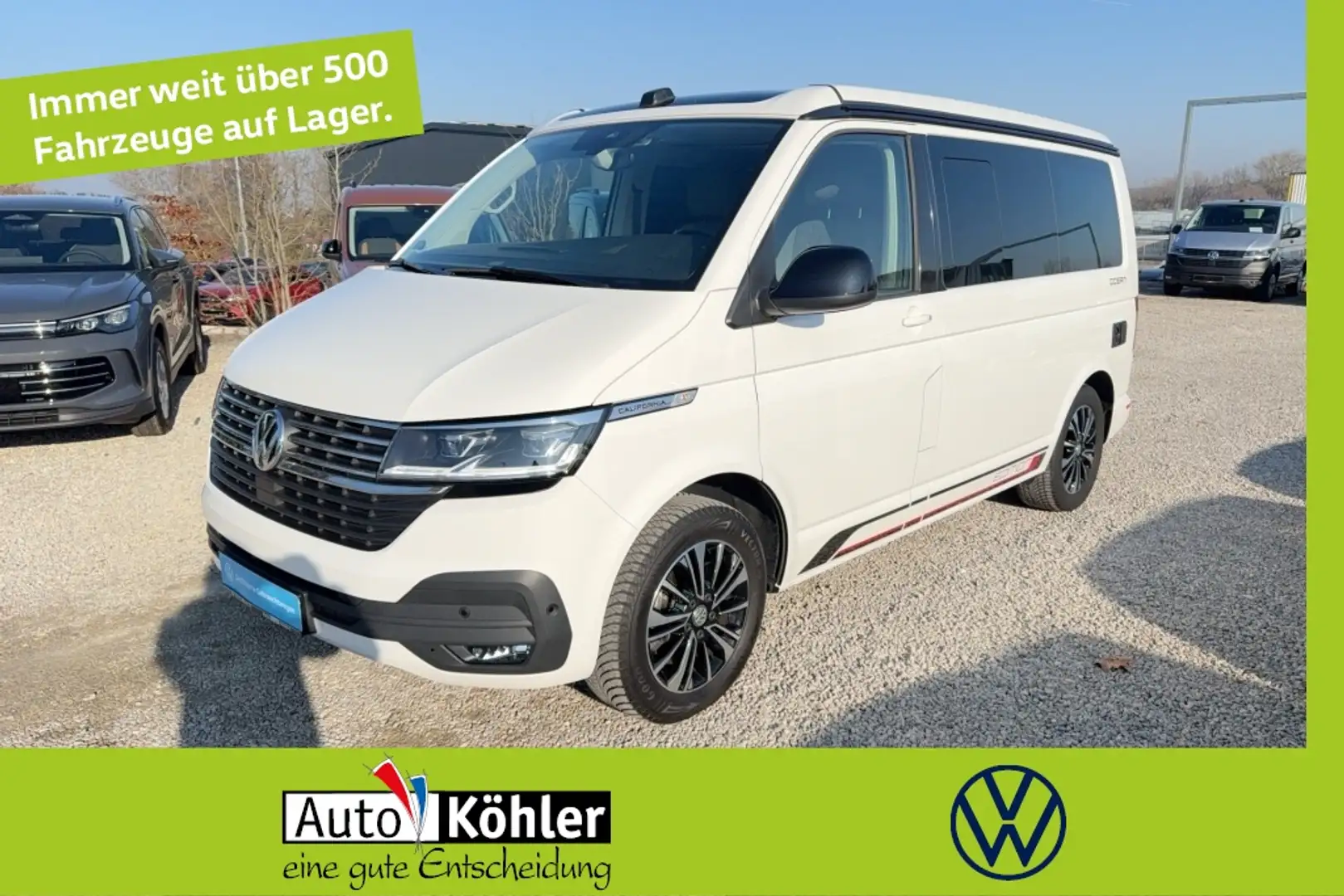 Volkswagen T6 California T6.1 2.0 TDI California Ocean Edition (EURO 6d) Ca Weiß - 1