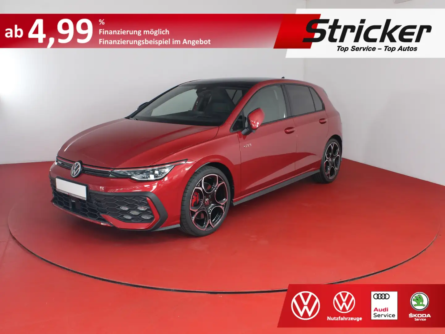 Volkswagen Golf GTI 265 PS DSG H&K Matrix Pano DCC 360° Rouge - 2