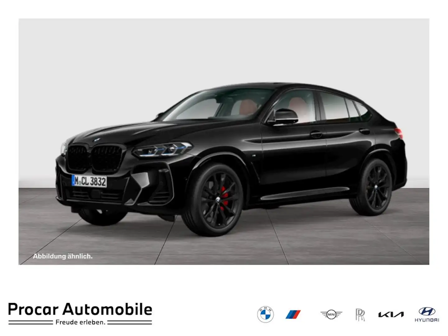 BMW X4 xDrive30i M Sport PANO ACC NAVI LED Laser LM Schwarz - 1