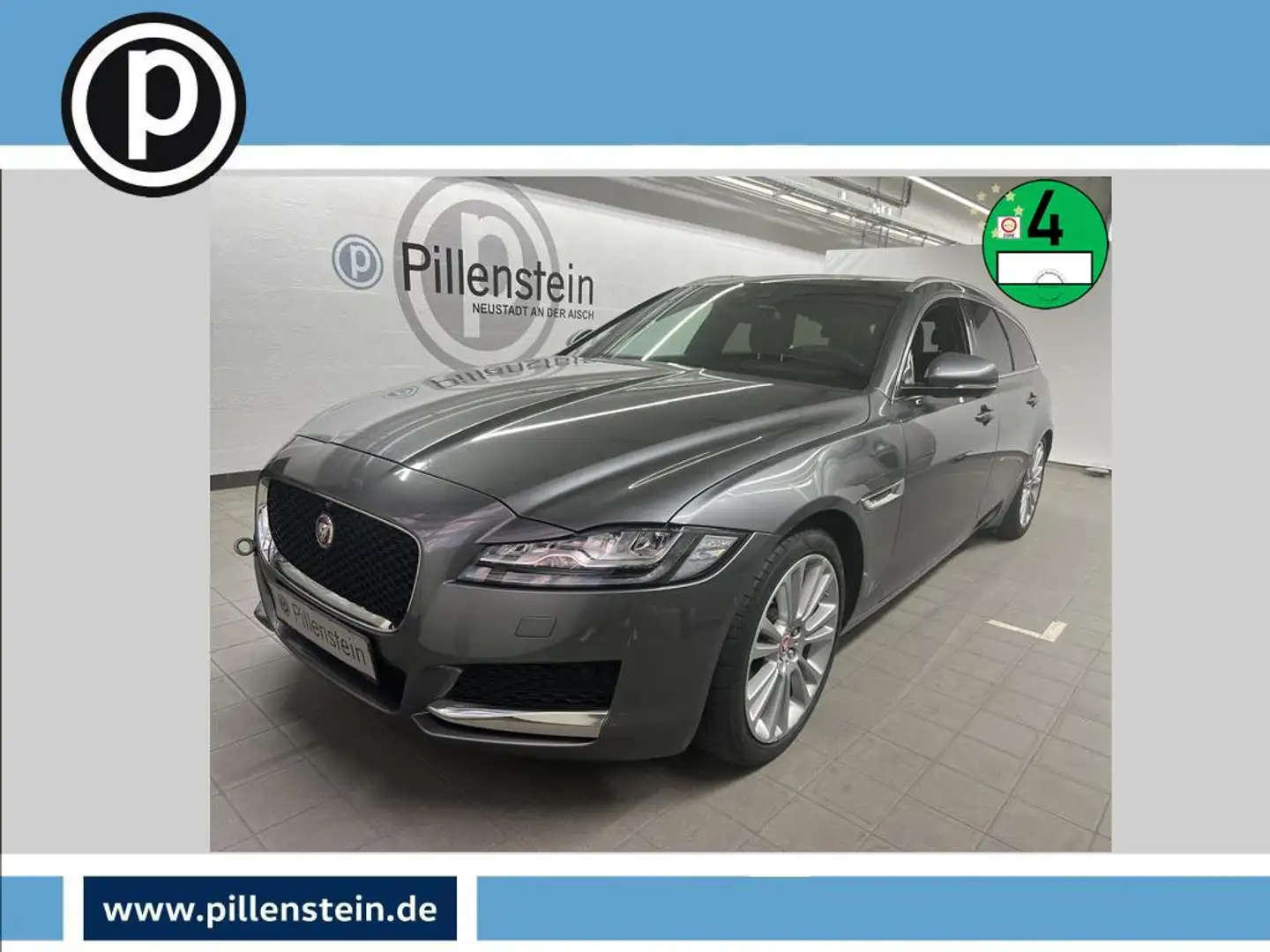 Jaguar XF SPORTBRAKE AWD PANO+19"+LEDER+360°+VOLL Grau - 1