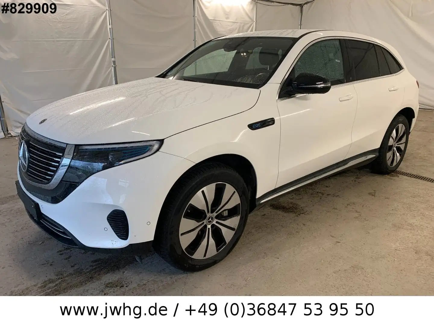 Mercedes-Benz EQC 400 400 4M Electric Art Multibeam HeadUp SiKlima Weiß - 1