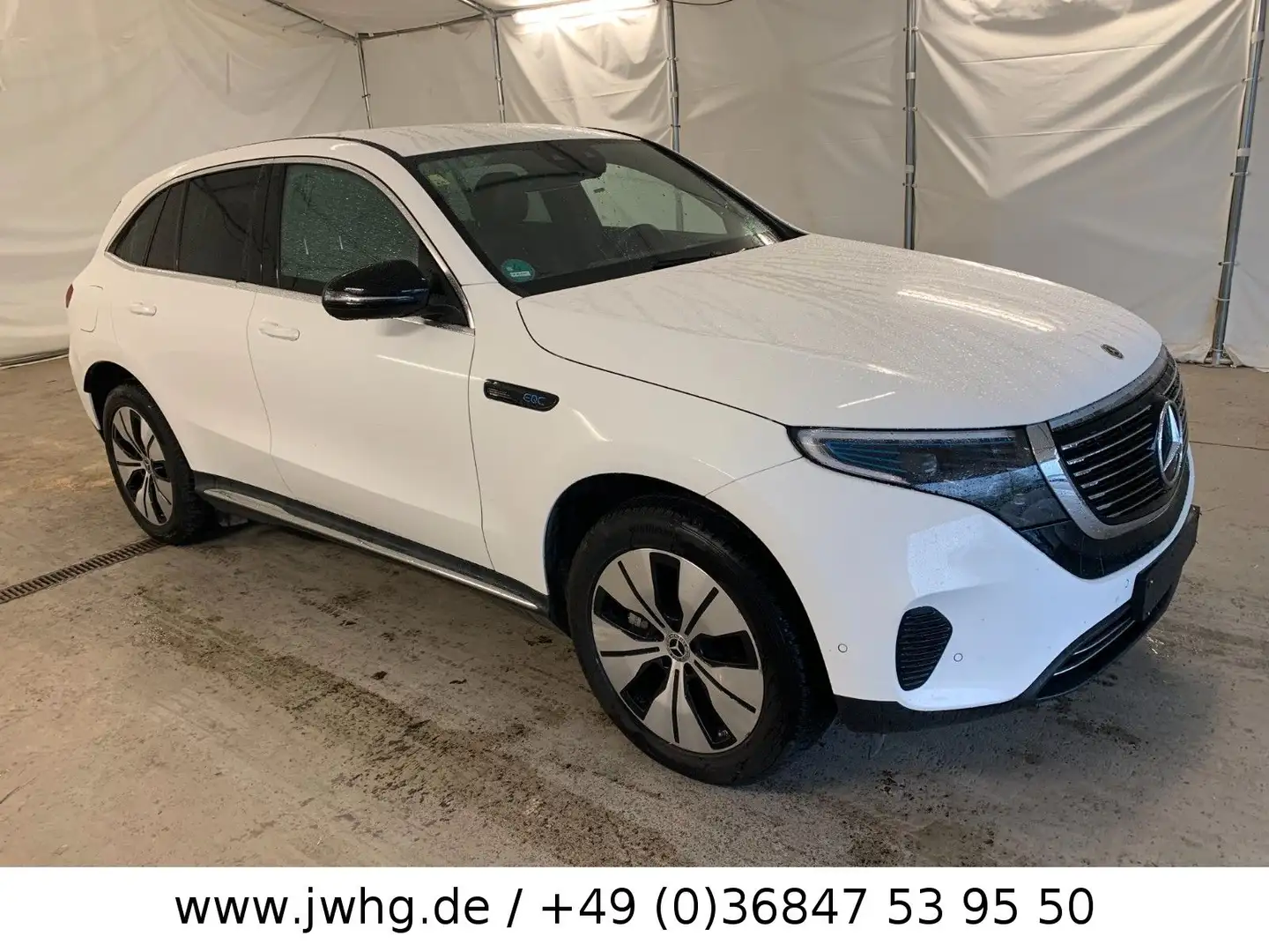 Mercedes-Benz EQC 400 400 4M Electric Art Multibeam HeadUp SiKlima Weiß - 2