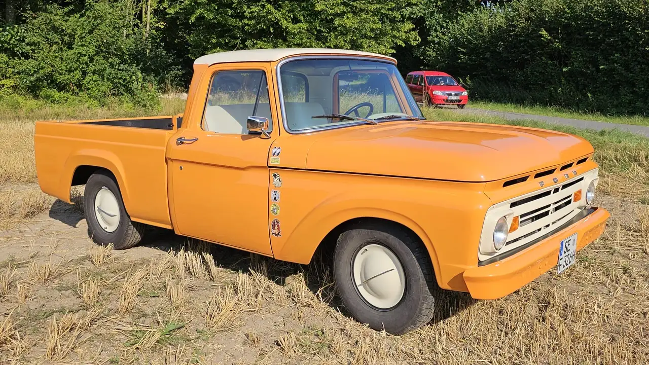 Ford F 100 PickUp ShortBed, Automatik, H-Zul, Frame Off Rest., foto 10