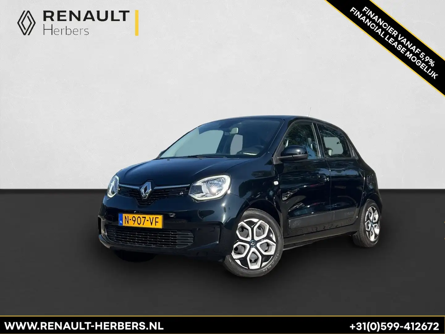 Renault Twingo Z.E. R80 Collection / CRUISE / CARPLAY / AIRCO Zwart - 1