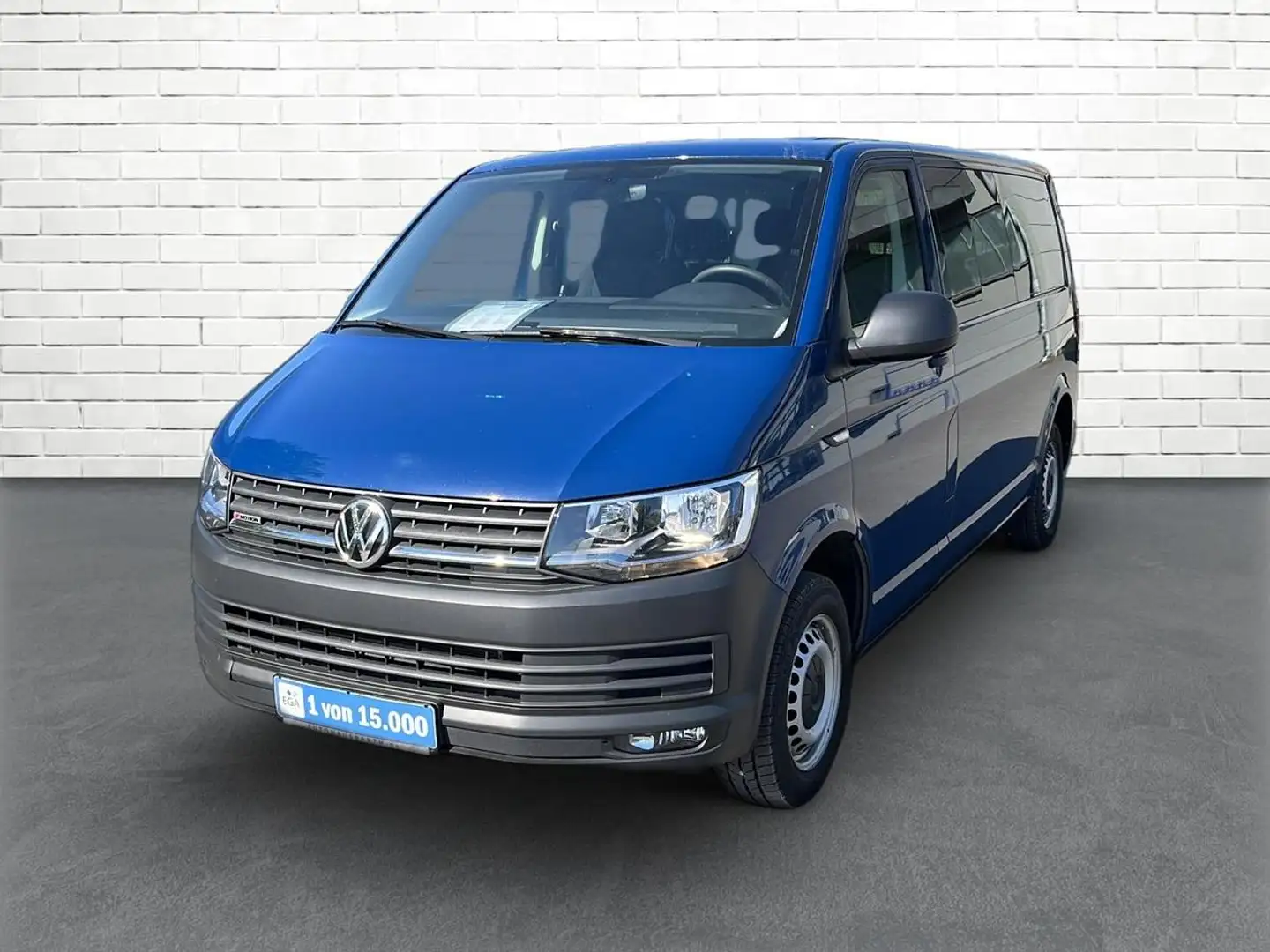 Volkswagen T6 Kombi T6 2.0 TDI 4Motion lang *8Sitze*Klima*SHZ* Blau - 2