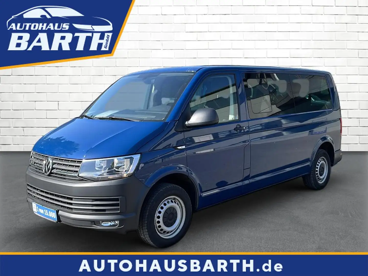 Volkswagen T6 Kombi T6 2.0 TDI 4Motion lang *8Sitze*Klima*SHZ* Azul - 1