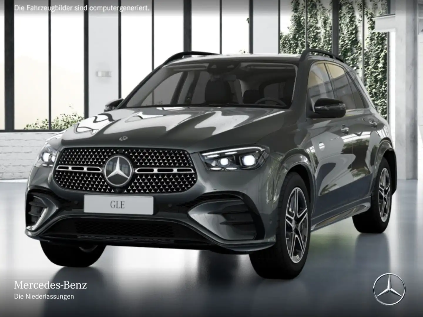 Mercedes-Benz GLE 450 4M AMG+NIGHT+PANO+360+AHK+MULTIBEAM+STHZG Gris - 2