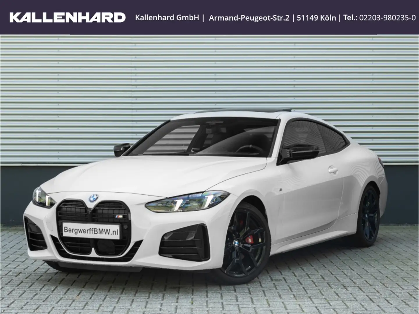 BMW 440 xDrive Coupe-Schiebedach-M-Sportsitze-AHK-H&K Weiß - 2