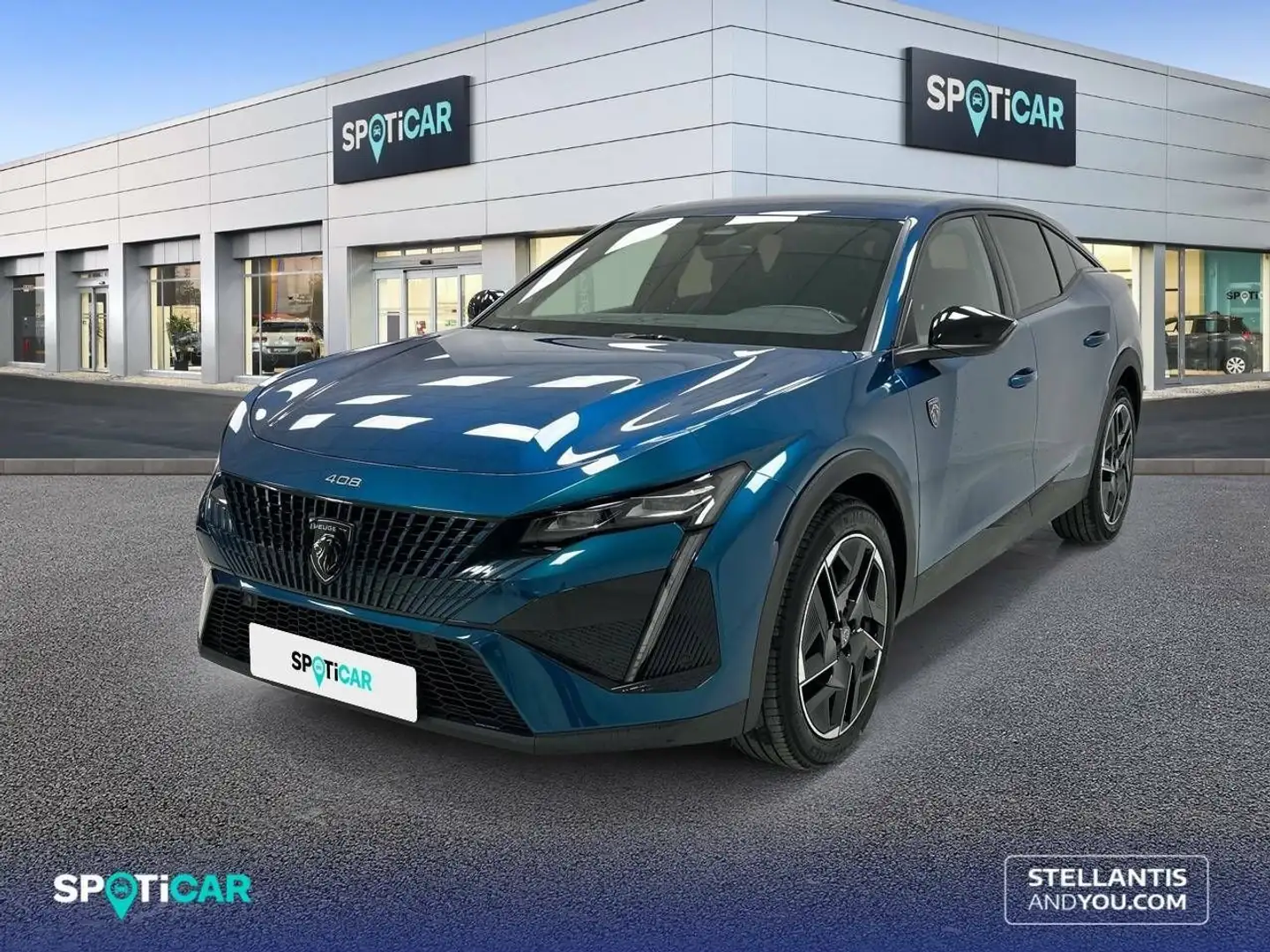 Peugeot 408 PureTech 130 GT EAT8 Blauw - 1
