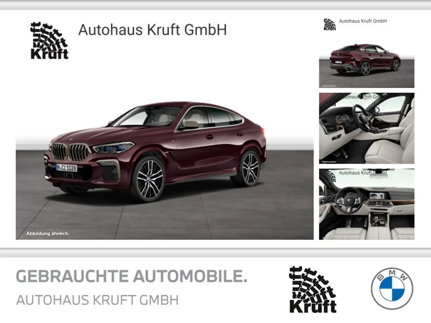BMW X6 M50i FOND ENTERTAINMENT+STANDHZ+LASERLICHT+TV Violett - 1