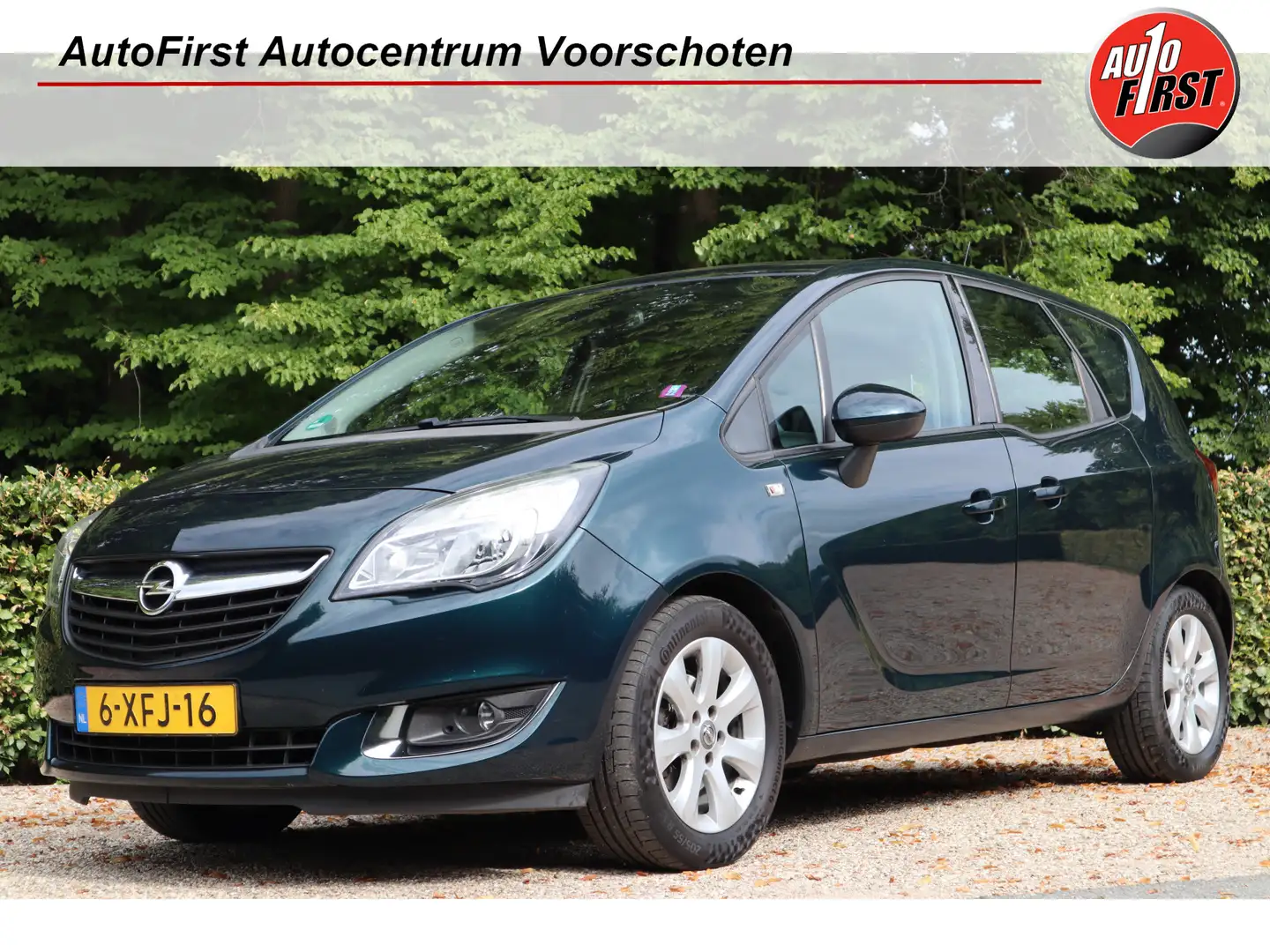 Opel Meriva 1.4 Turbo Berlin | Trekhaak | Achteruitrijcamera | Groen - 1