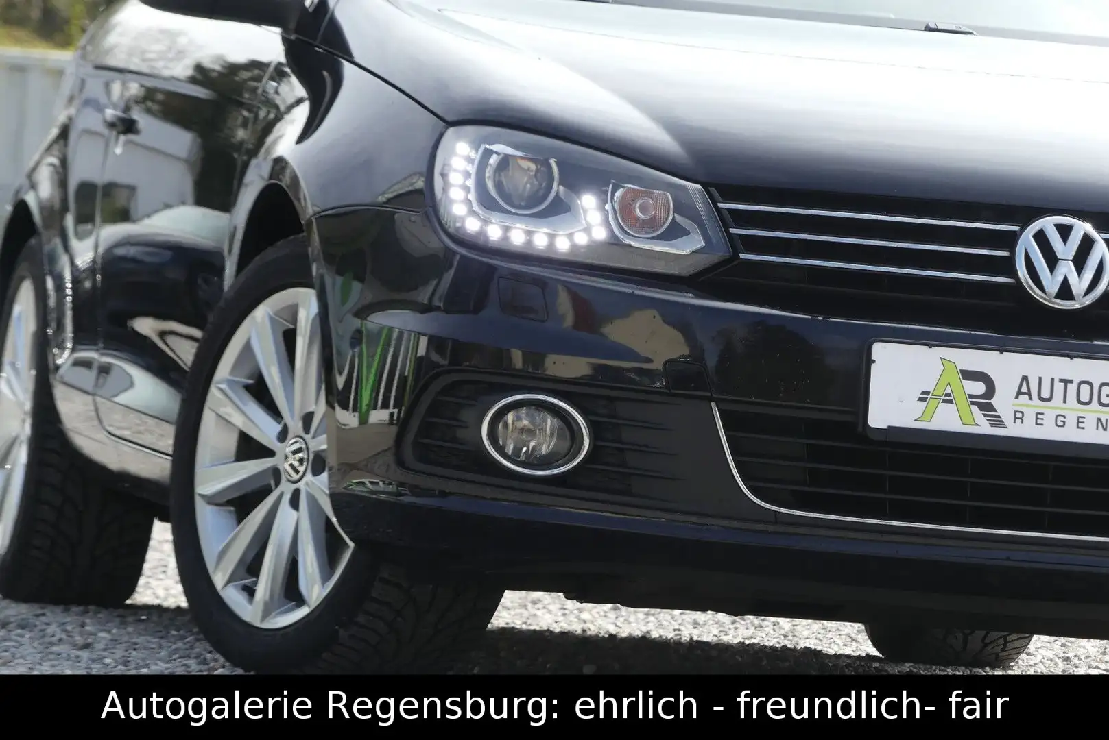 Volkswagen Eos Cup*1.HAND*XENON*AHK*PDC*LEDER*TEMPM.*PANO* Fekete - 1