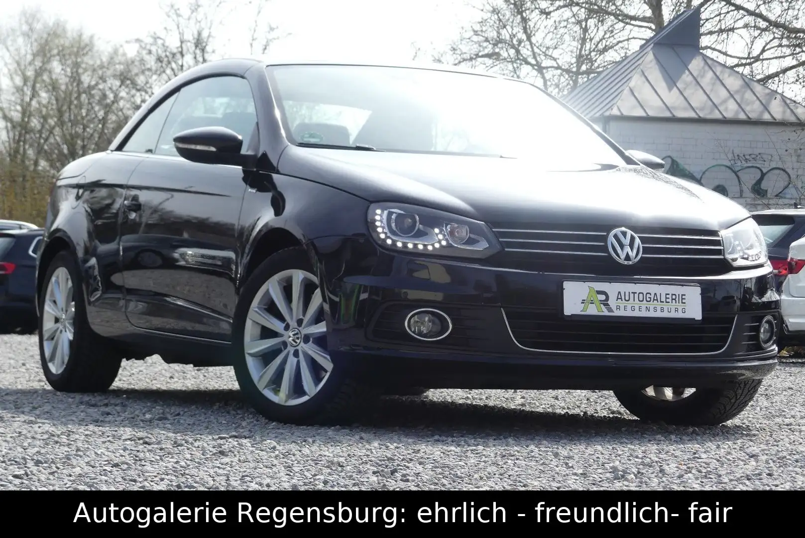 Volkswagen Eos Cup*1.HAND*XENON*AHK*PDC*LEDER*TEMPM.*PANO* Fekete - 2