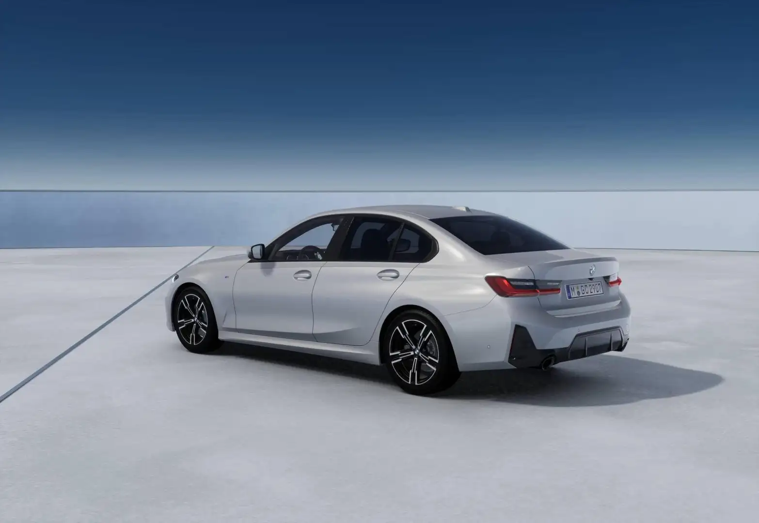 BMW 318 318d 48V MSport Gris - 2