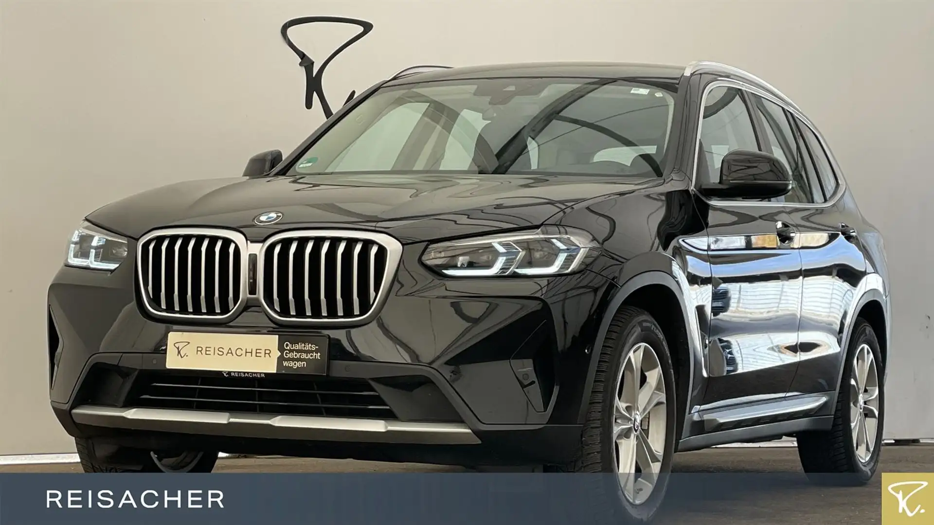 BMW X3 xDrive 20d A AHK,el.Sitz+Mem,Autom Schwarz - 1
