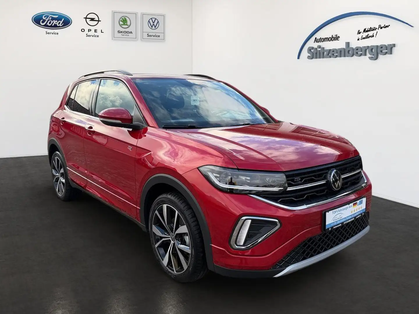 Volkswagen T-Cross R-Line 1.5 TSI DSG*ACC*IQ-Light*NAVI*RFK Rosso - 2