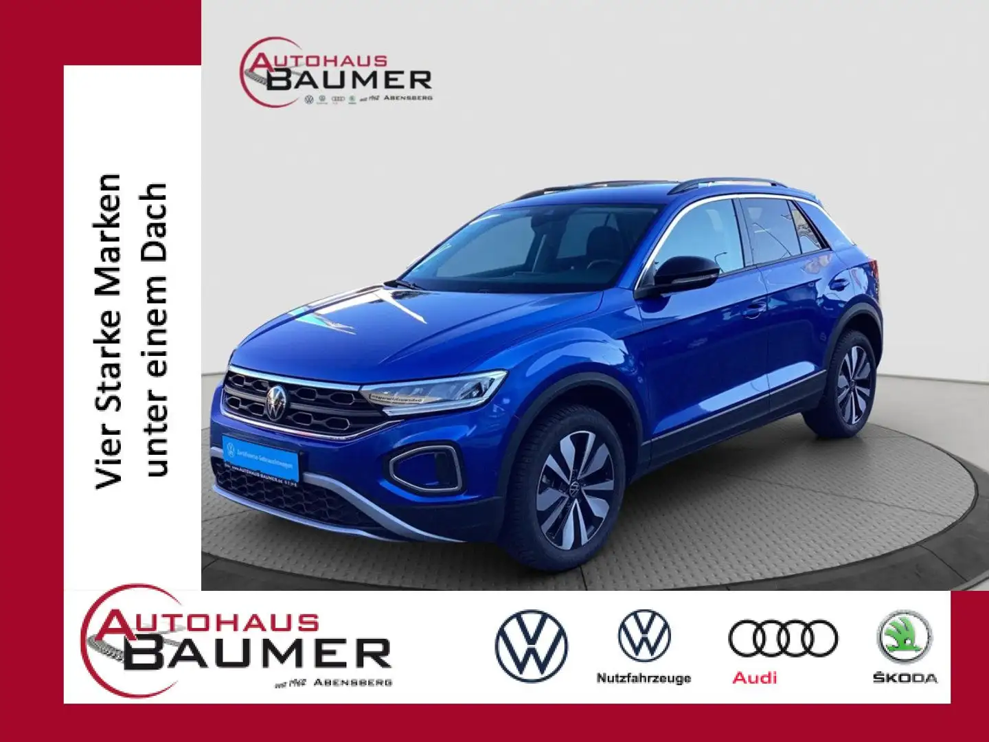 Volkswagen T-Roc GOAL 1.5 TSI DSG Standheizung Navi LED ACC Bleu - 1