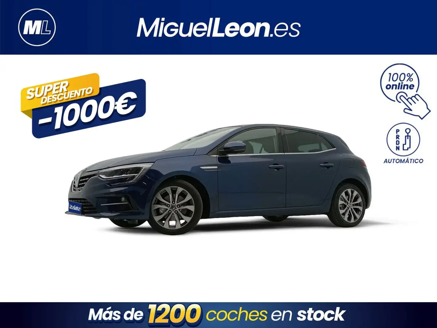 Renault Megane Zen E-TECH Híbrido Ench. 117kW(160CV) Azul - 1