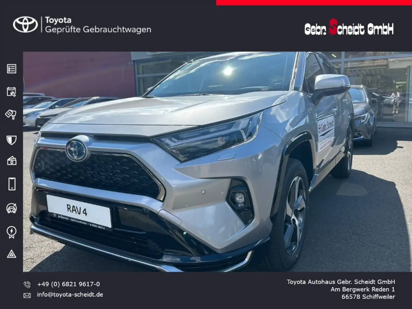 Toyota RAV 4 Plug-in Hybrid 4x4 TeamPlayer Silber - 1